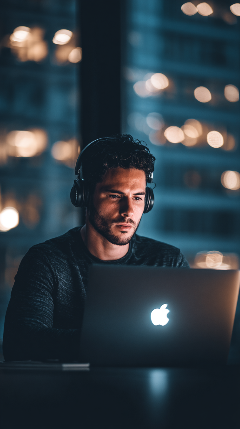 pulkit5325_photorealistic_a_man_looking_at_his_macbook_with_app_b1530bbf-7370-4cba-a23b-e67988221db5